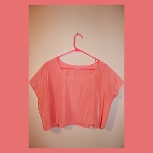 Silky crop top